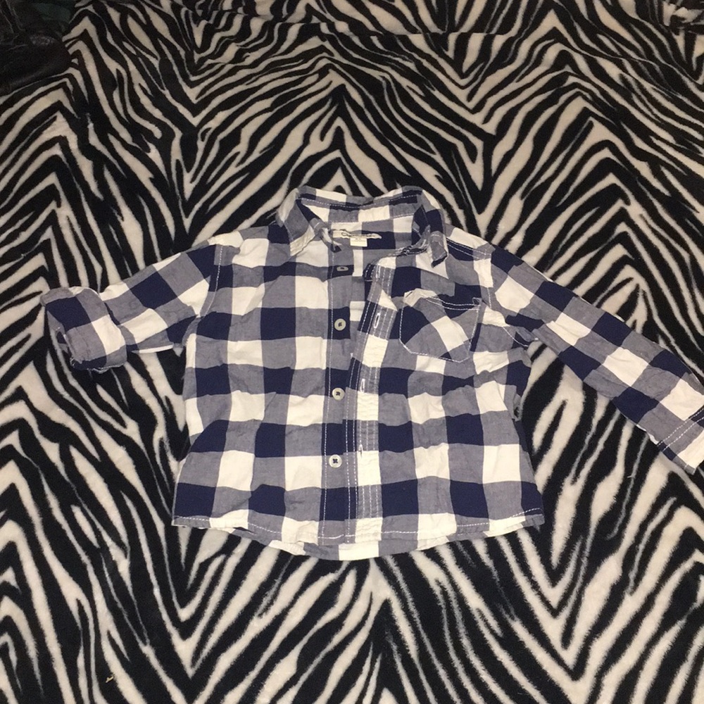Little boys button up